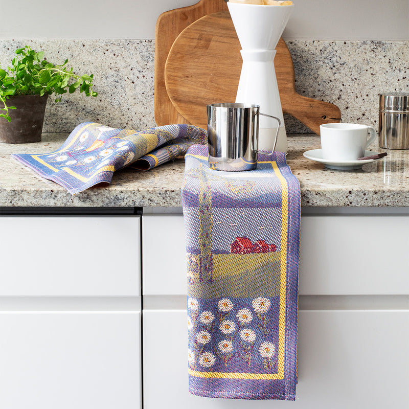 Svensk Sommar (Swedish Summer) Tea Towel by Ekelund available at American Swedish Institute.
