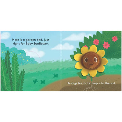Baby Sunflower: Finger Puppet Board Book available at American Swedish Institute.
