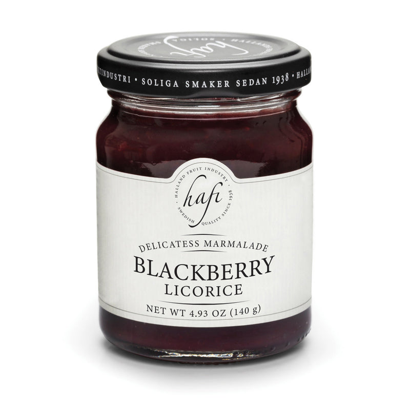 Blackberry Licorice Marmalade available at American Swedish Institute.