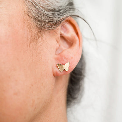 Butterfly Stud Earrings by Larissa Loden available at American Swedish Institute.