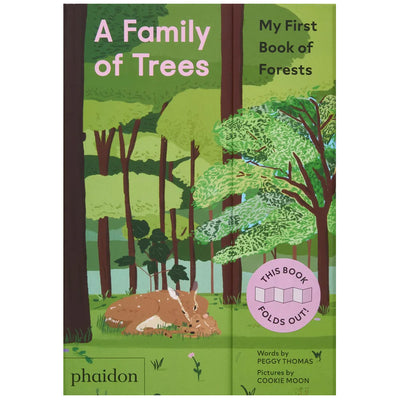 A Family of Trees [fold-out board book] available at American Swedish Institute.