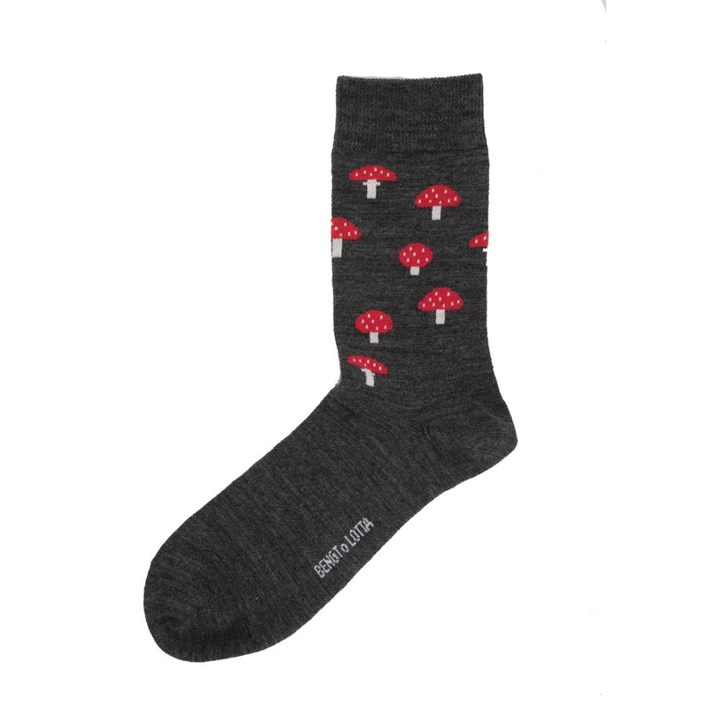 Mushrooms Socks available at American Swedish Institute.