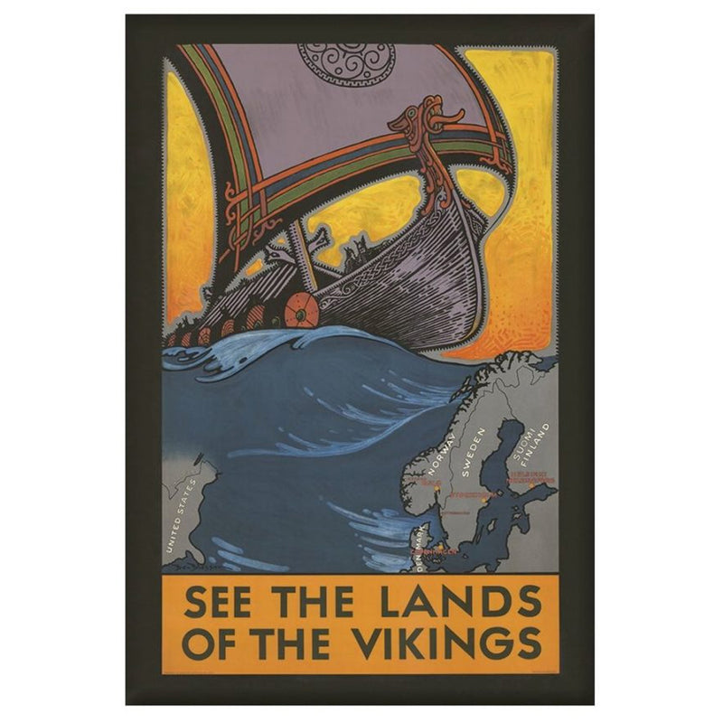 Lands of The Vikings Magnet available at American Swedish Institute.