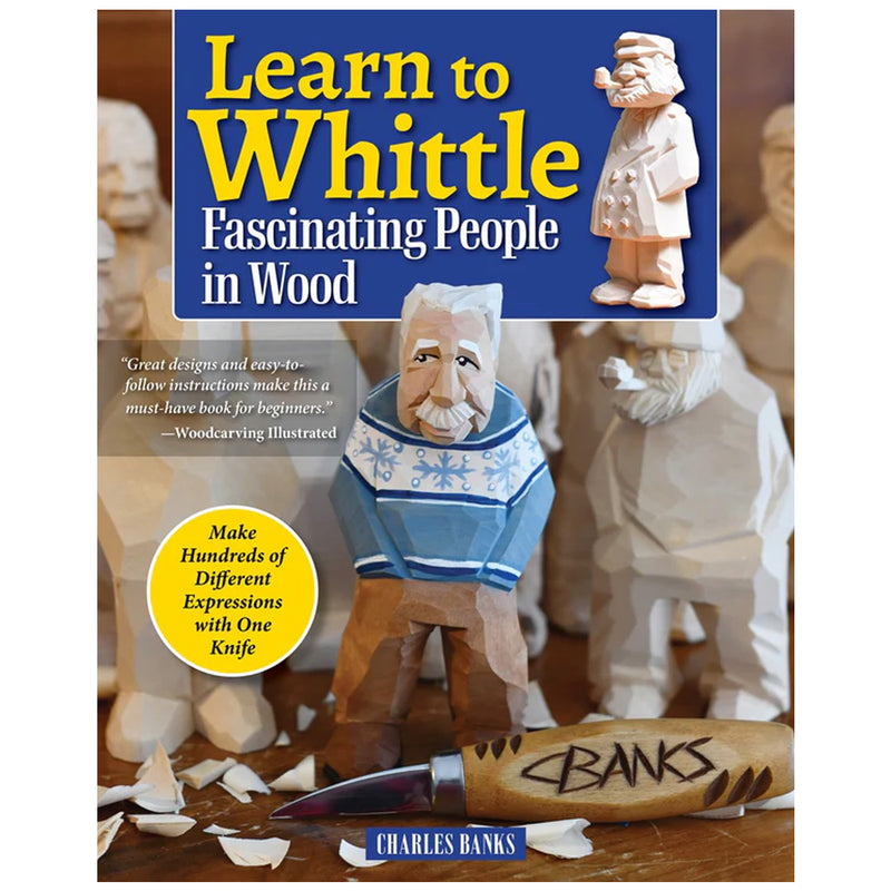 Learn to Whittle: Fascinating People in Wood by Charles Banks available at American Swedish Institute.