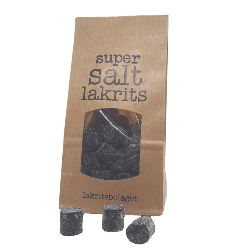 Super Salt Licorice by Lakritsbolaget available at American Swedish Institute.