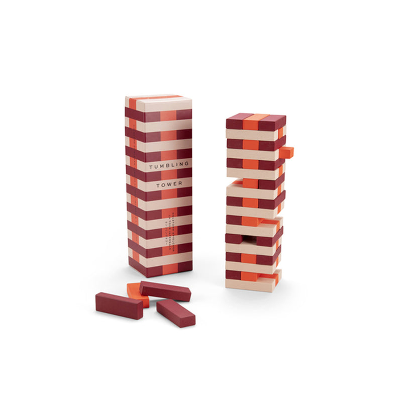Tumbling Towers Game by Printworks available at American Swedish Institute.