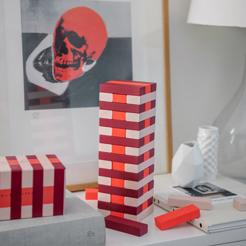 Tumbling Towers Game by Printworks available at American Swedish Institute.