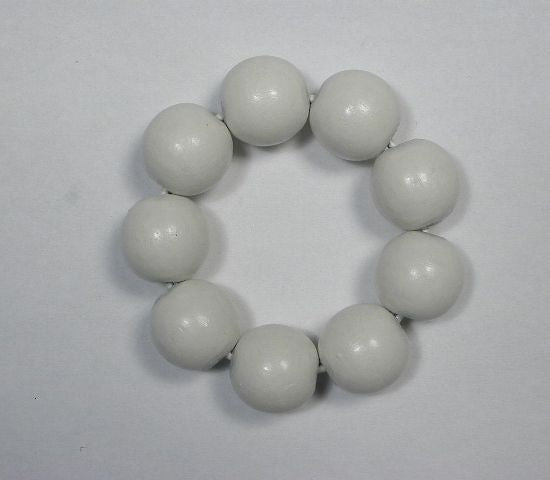 White Ball Candle Ring available at American Swedish Institute.