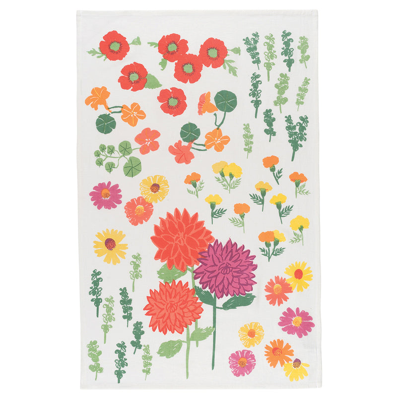 Flowers Of The Month Bakers Floursack Tea Towels available at American Swedish Institute.