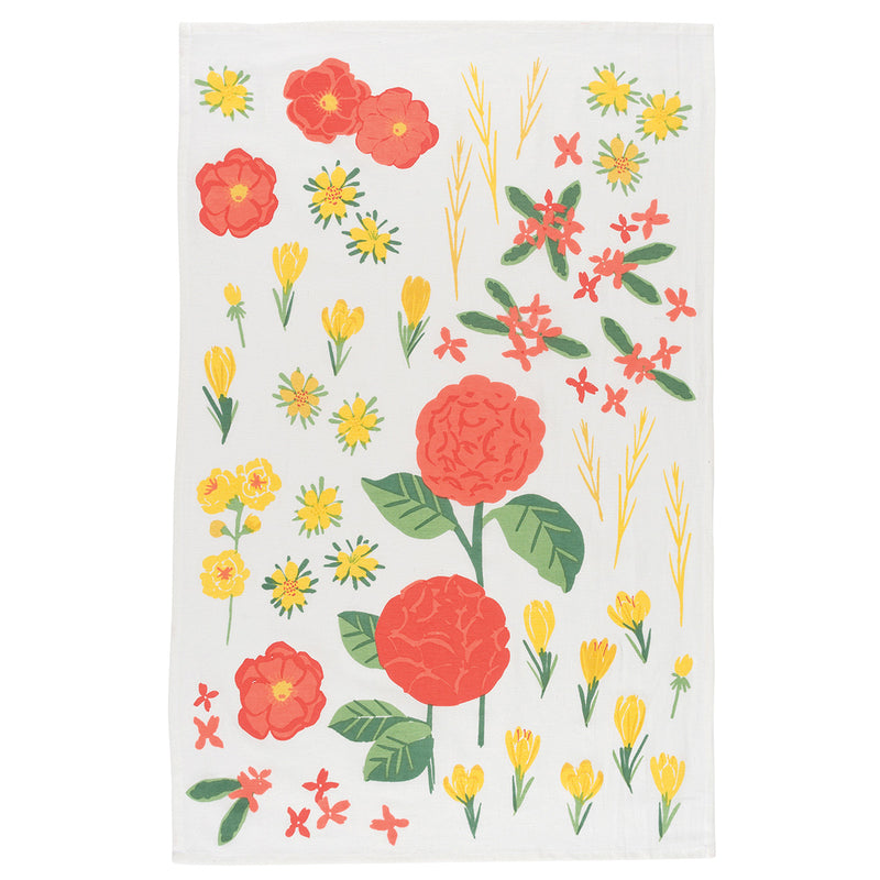 Flowers Of The Month Bakers Floursack Tea Towels available at American Swedish Institute.