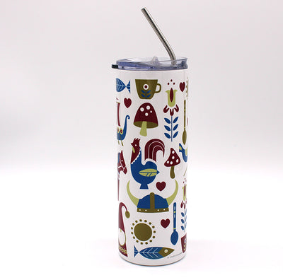 Cindy Lindgren Nordic Love Tumbler available at American Swedish Institute.