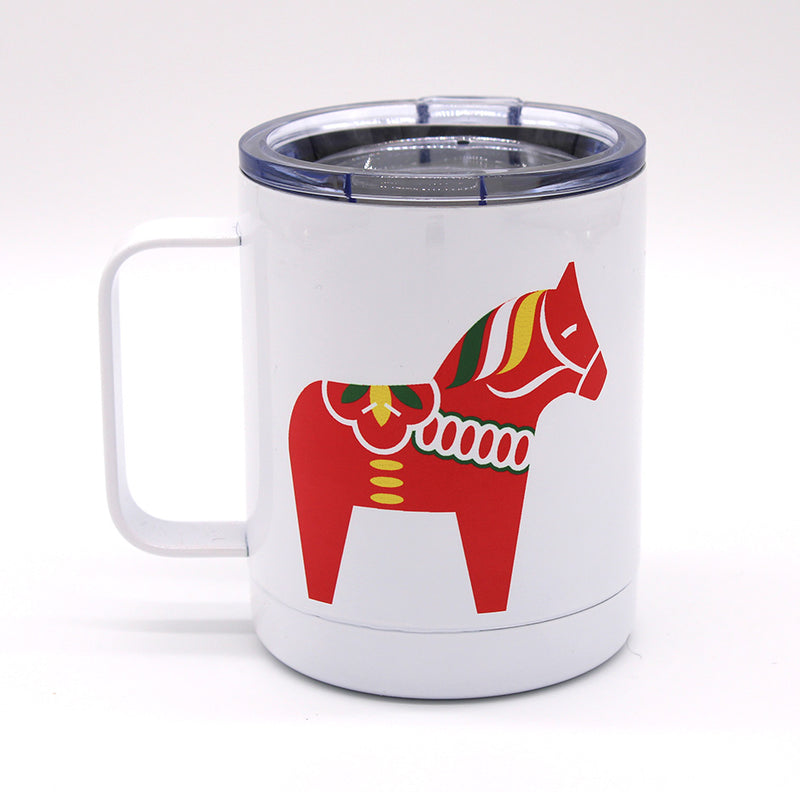Red Dala Horse Camp Mug
