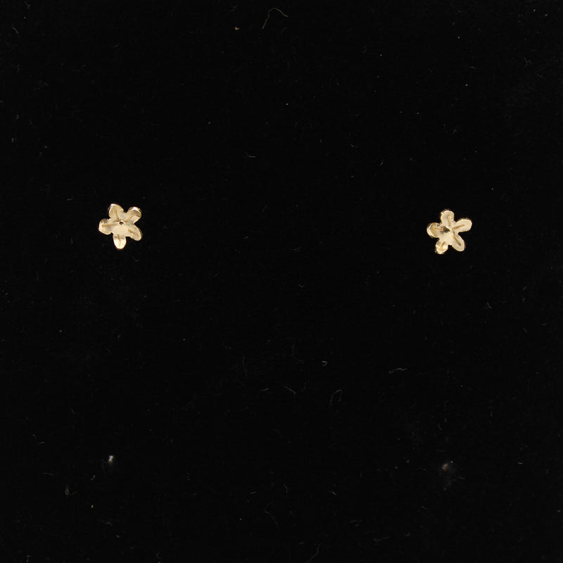 Forget-Me-Knot Gold Mini Earrings - Dottir
