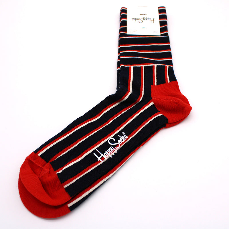 Happy Socks Blocked Stripe Socks available at American Swedish Institute.