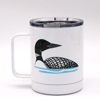 Cindy Lindgren Loon Camp Mug available at American Swedish Institute. 