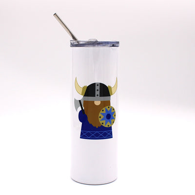 Cindy Lindgren Viking Gnome Tumbler available at American Swedish Institute.