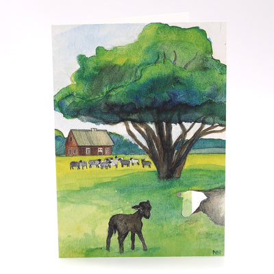 Sheep Die-Cut Greeting Card available at American Swedish Institute.