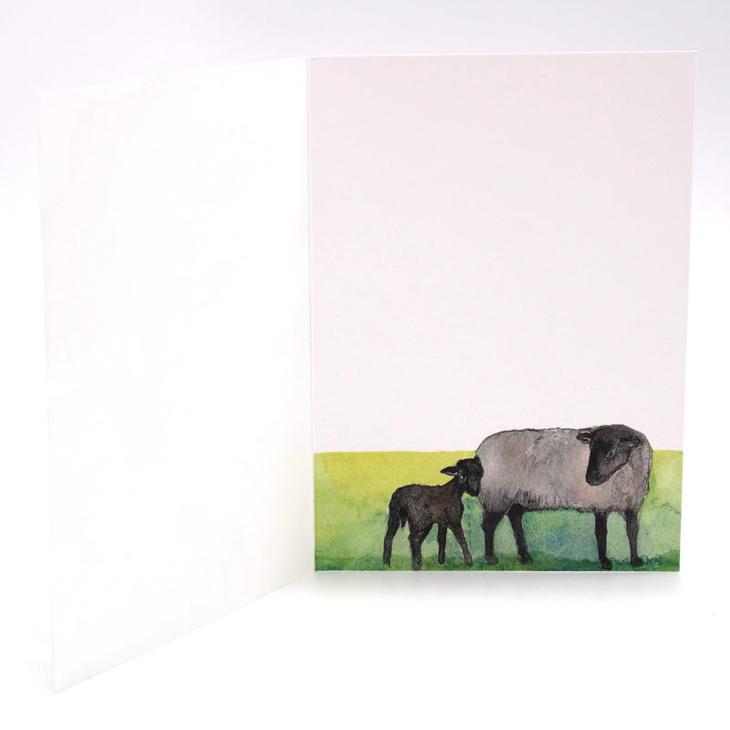Sheep Die-Cut Greeting Card available at American Swedish Institute.