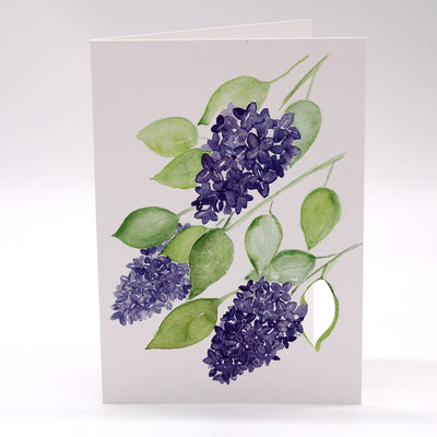 Lilac Die-Cut Greeting Card available at American Swedish Institute.