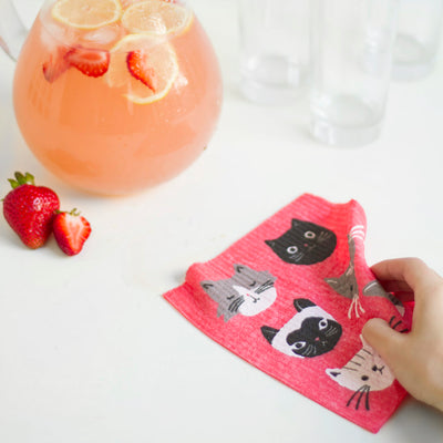Swedish Dishcloth - Cat's Meow available at American Swedish Institute.