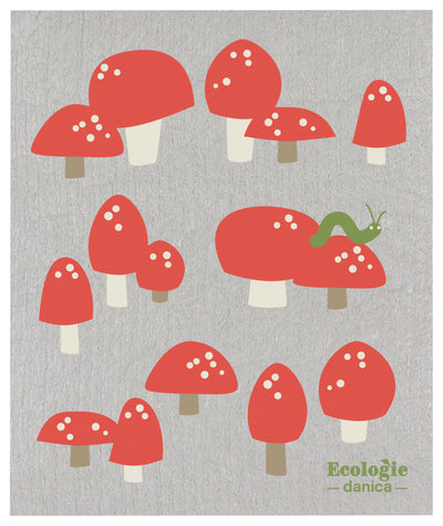 Swedish Dishcloth - Totally Toadstools available at American Swedish Institute.