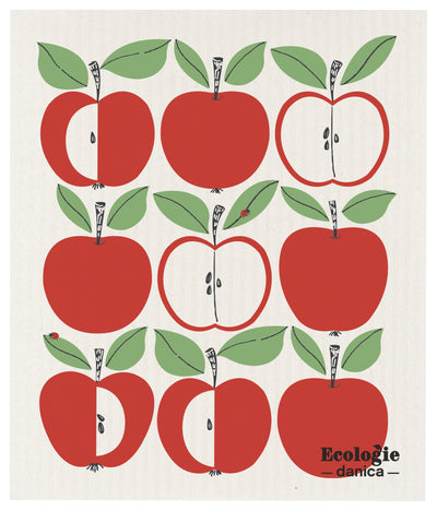 Swedish Dishcloth - Delicious Apples available at American Swedish Institute.