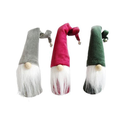 Tomtar with Velvet Bell Hats Ornament Set available at American Swedish Institute.