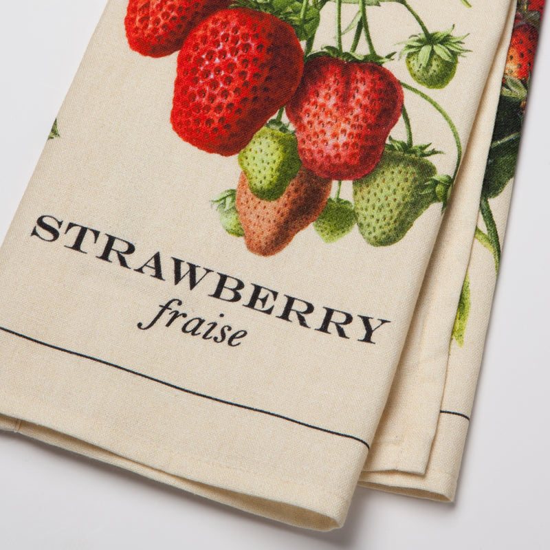Vintage Strawberries Tea Towel available at American Swedish Institute.