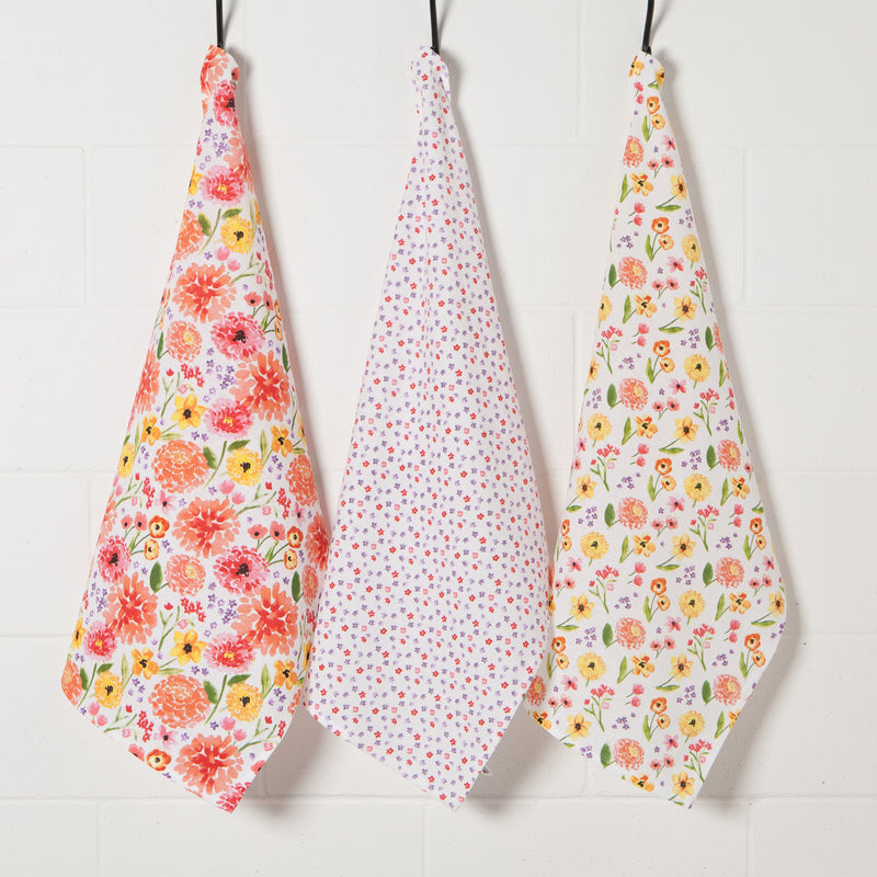 Cottage Floral Tea Towels available at American Swedish Institute.