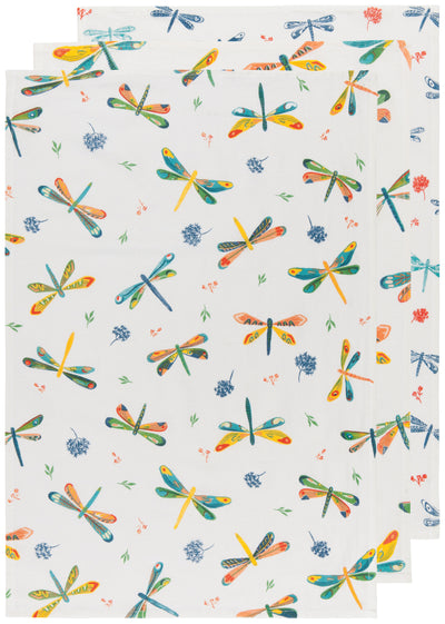 Dragonfly Bakers Flour Tea Towel Set available at American Swedish Institute.