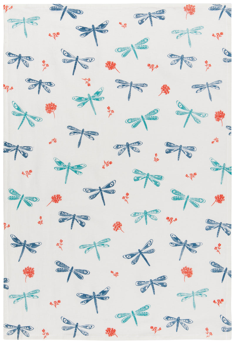 Dragonfly Bakers Flour Tea Towel Set available at American Swedish Institute.