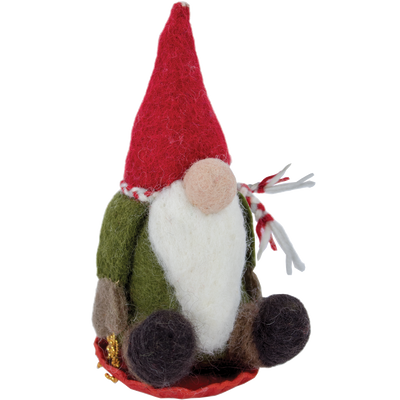 Sledding Gnome Ornament available at American Swedish Institute.