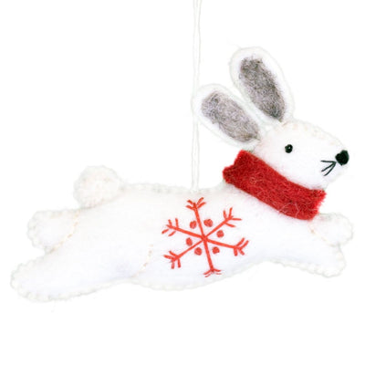 Snowflake Bunny Ornament available at American Swedish Institute.