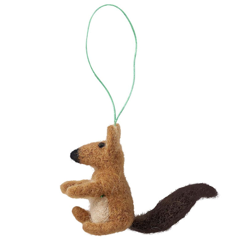 Felt Squirrel Ornament available at American Swedish Institute.