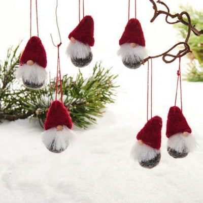 Tomte Ornament Set available at American Swedish Institute.