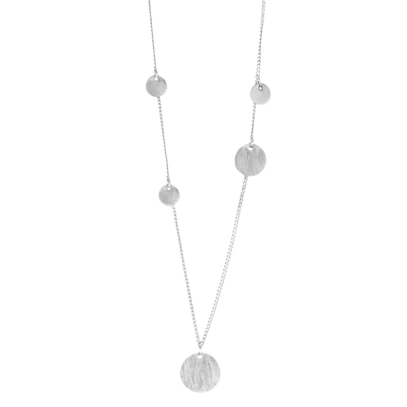 Dansk Silver Multi-Circle Necklace available at American Swedish Institute.