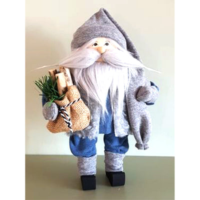 Butticki Tomte with Moustache & Sack of Wood available at American Swedish Institute.