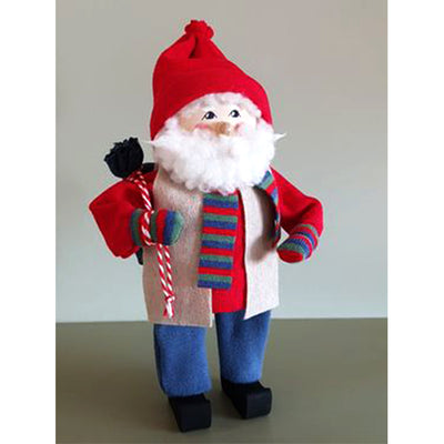 Butticki Tomte with Scarf and Sack available at American Swedish Institute.
