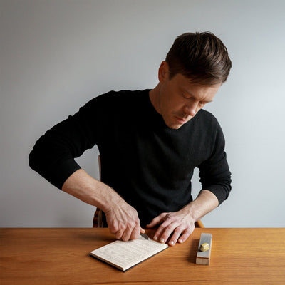 Woodworker and author, Daniel Clay.  Chip Carving book available at American Swedish Institute.