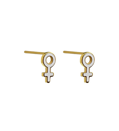 Pipol Femme Stud Earrings available at American Swedish Institute.