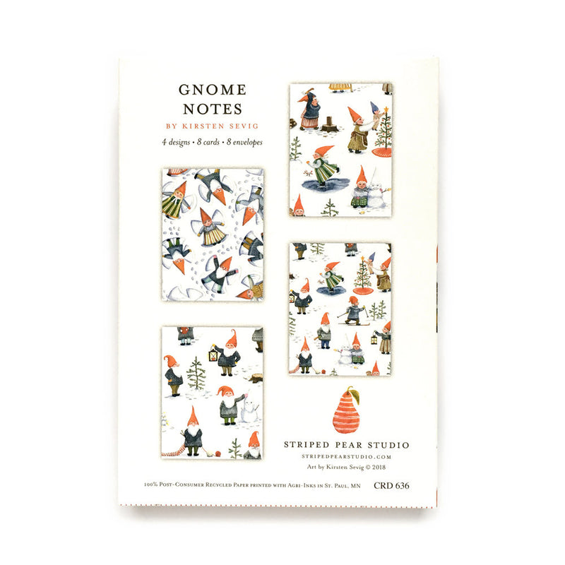 Gnome Notecards by Kirsten Sevig available at American Swedish Institute.