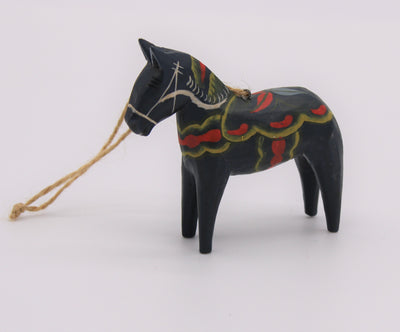 Blue Dala Horse Ornament available at American Swedish Institute.