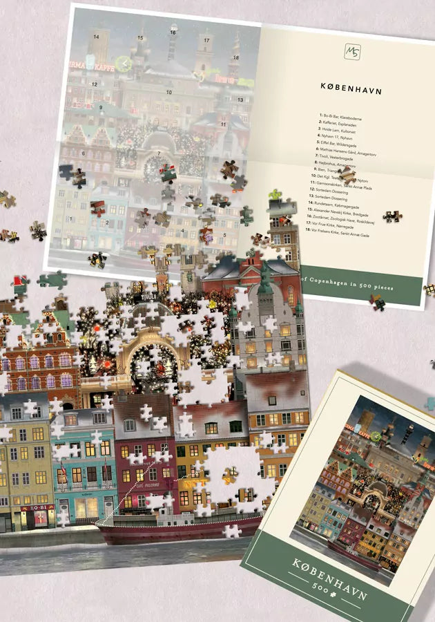 Christmas in Copenhagen Puzzle available at American Swedish Institute.