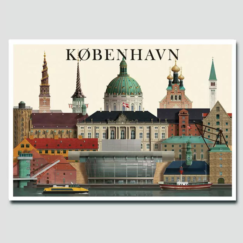 Martin Schwartz København II Postcard available at American Swedish Institute.