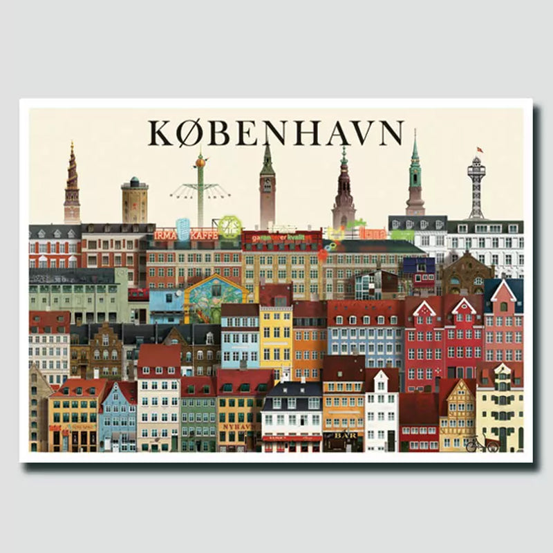 Martin Schwartz København IV Postcard available at American Swedish Institute.