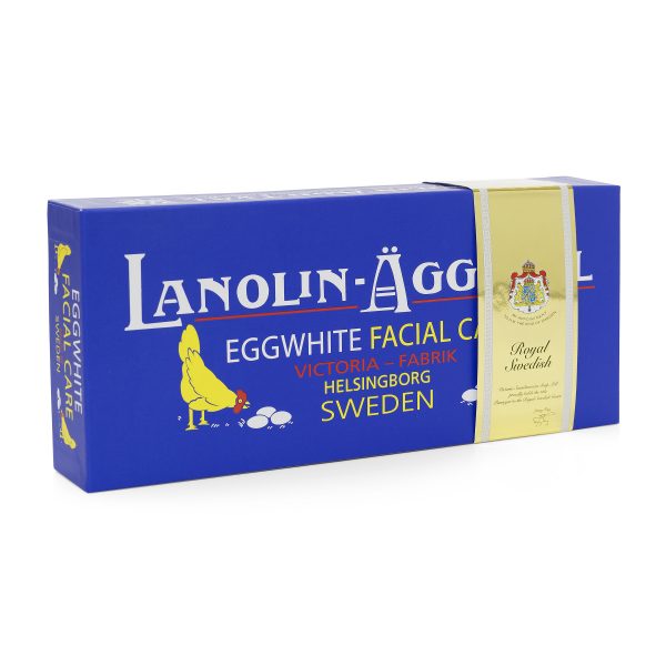 Lanolin-Ägg-Tvål (eggwhite facial soap) - 6 pack available at American Swedish Institute.