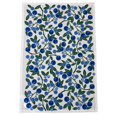 Blueberries Tea Towel by Cindy Lindgren available at American Swedish Institute.