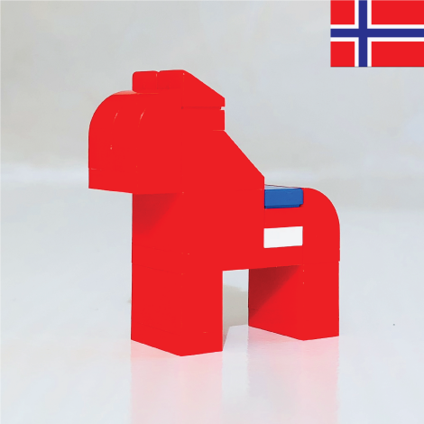 Norwegian Horse Lego Building Kit