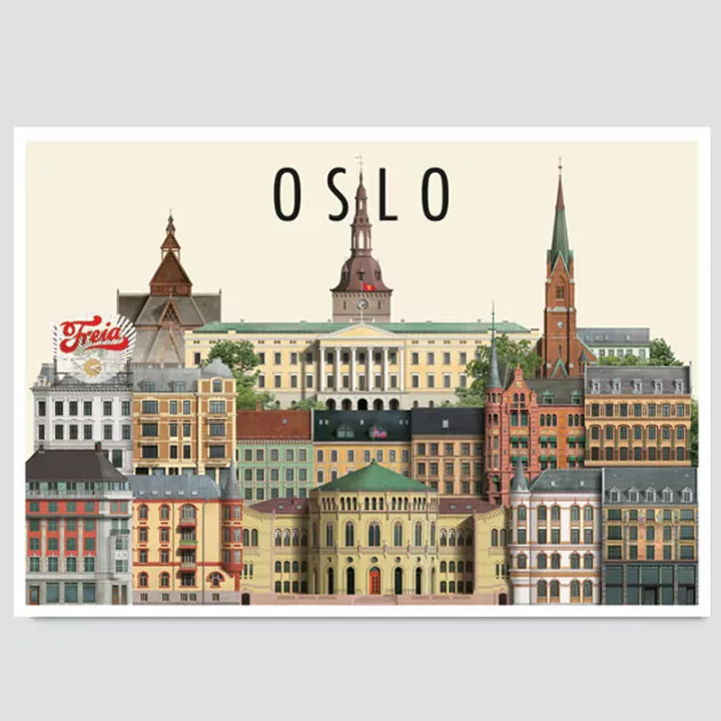 Martin Schwartz Oslo III Postcard available at American Swedish Institute.