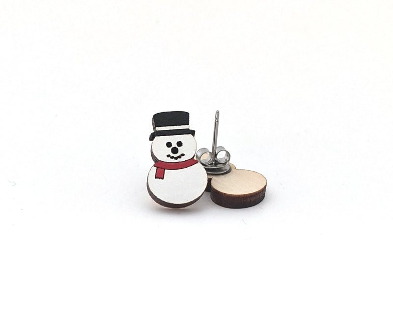 Snowman Earrings available at American Swedish Institute.